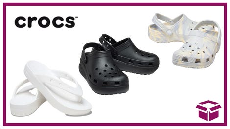 Crocs Runs Biggest Sales of the Year! Up to 50% Off