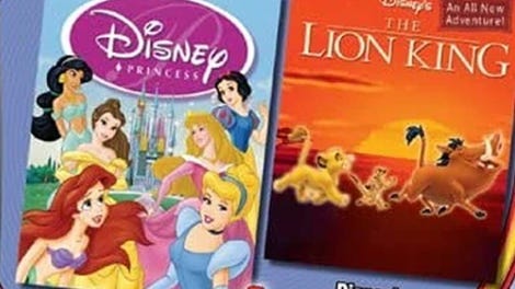 2 Games in 1: Disney Princess + Disney's The Lion King