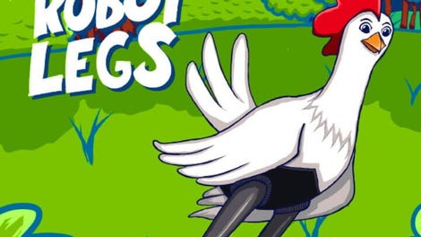 Chicken with Robot Legs