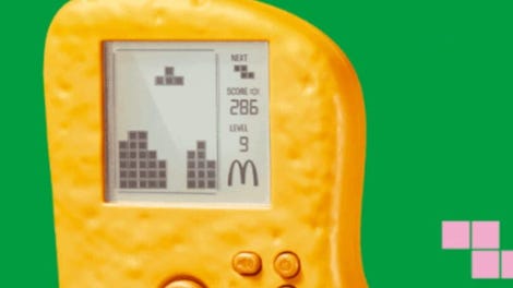 McDonald's Chicken McNugget Tetris