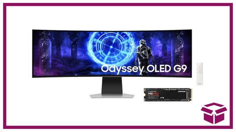 The Samsung Odyssey G9 curved monitor is already over $650 off, and the free 4TB 990 Pro SSD just makes this deal even sweeter