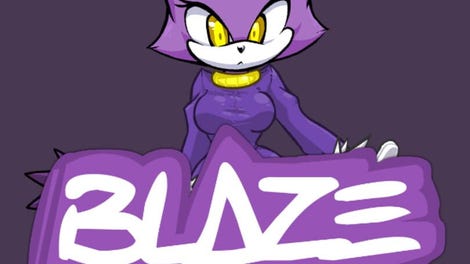 Blaze the Cat Dress Up