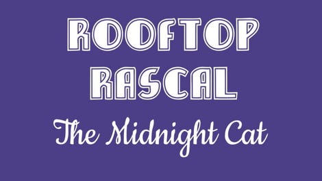 Rooftop Rascal: The Midnight Cat