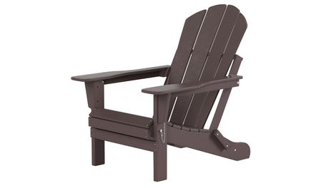 Westintrends Outdoor Folding HDPE Adirondack Chair, Patio Seat, Weather Resistant