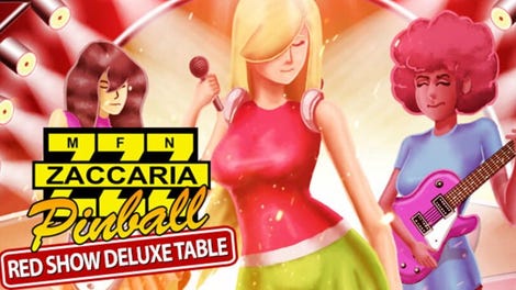 Zaccaria Pinball: Red Show Deluxe Pinball Table