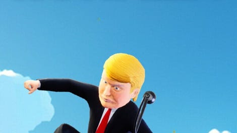 Dodge that, Ronald!