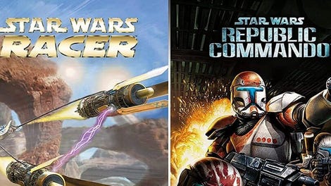 Star Wars Racer and Commando Combo