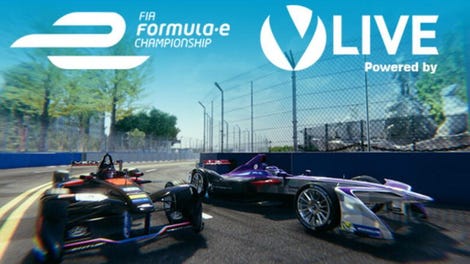 Formula E powered by Virtually Live