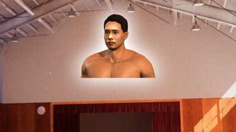 A Game That Saves the Muscles Caught in the Ceiling of the Gymnasium