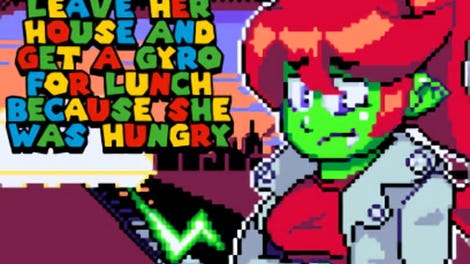 A Goblin's Quest to Leave Her House and Get a Gyro for Lunch Because She Was Hungry