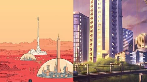 Cities: Skylines + Surviving Mars