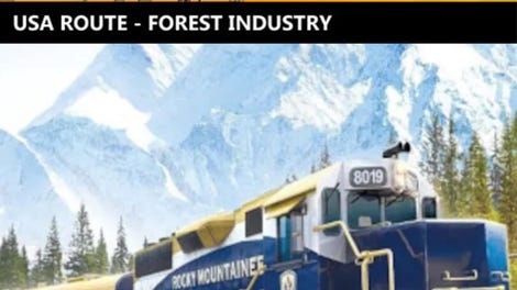 Trainz Railroad Simulator 2019: USA Route - Forest Industry
