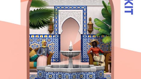 The Sims 4: Courtyard Oasis Kit