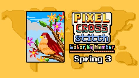 Pixel Cross Stitch: Spring Pack 3