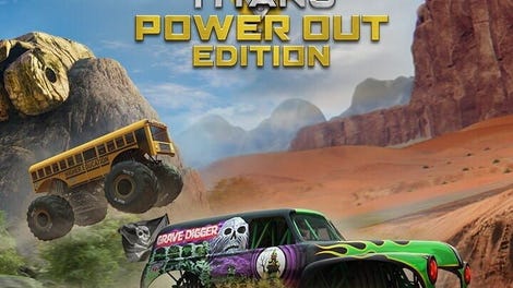 Monster Jam Steel Titans Power Out Bundle