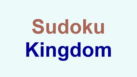 Sudoku Kingdom - Kotaku