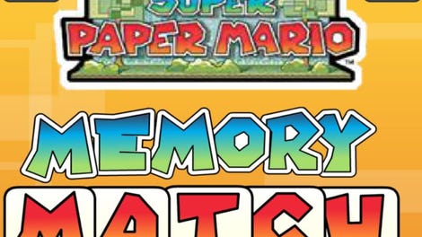 Super Paper Mario Memory Match