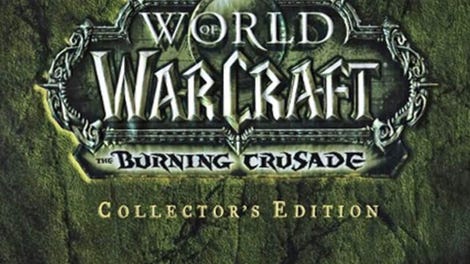 World of Warcraft Burning Crusade selling Collectors Edition