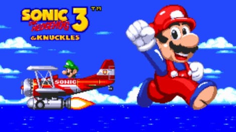 Super Mario in Sonic 3 AIR