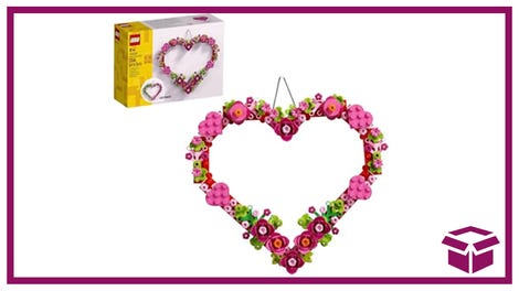 LEGO Heart Ornament Building Toy Kit