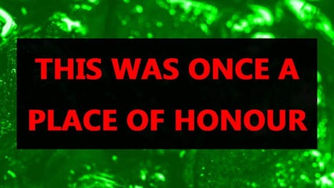 This was Once a Place of Honour