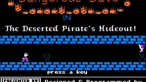 Dangerous Dave in the Deserted Pirate's Hideout