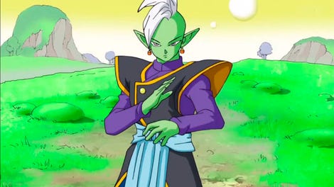 Dragon Ball Super Zamasu to Burakku Fukamaru futari no nazo (TV