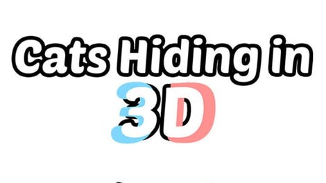 Cats Hiding in 3D