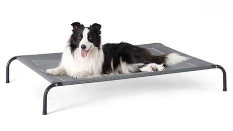 Bedsure Elevated Raised Cooling Cots Bed for Large Dogs