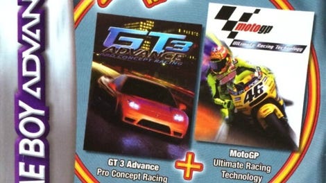 2 Games in 1 I GT 3 Advance: Pro Concept Racing + Moto GP: Ultimate Racing Technology