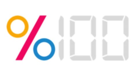 %100