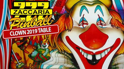 Zaccaria Pinball: Clown 2019 Table