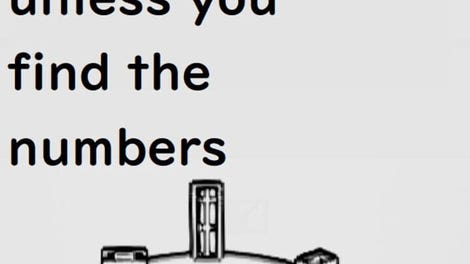 A Room You Can't Exit Unless You Find the Numbers