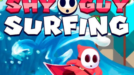 Shy Guy Surfing