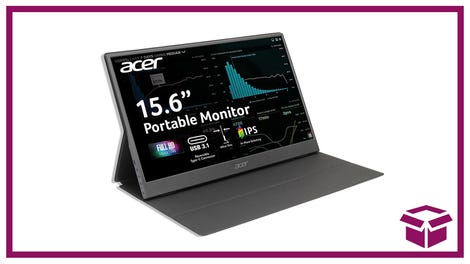Take Your Screen On The Go With 63% Off An Acer Portable Monitor