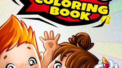 Comic Coloring Book