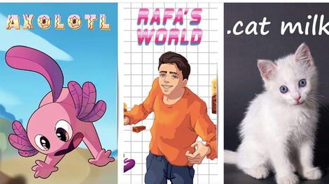 Rafa's World + Axolotl + Cat Milk