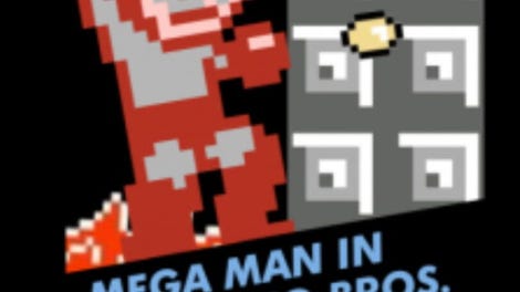 Mega Man in Super Mario Bros.