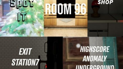 Santa's Spot It + Exit Station 7 + Find Room 96 + HighScore Anomaly Shop +HighScore Anomaly Underground