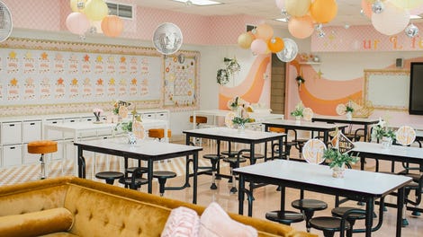 Image for Some TikTok teachers are shelling out more than $1,000 designing colorful, cozy classrooms