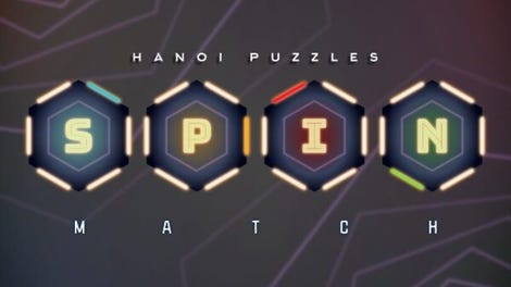 Hanoi Puzzles: Spin Match