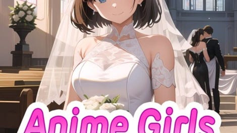 Anime Girls: Beautiful Bride