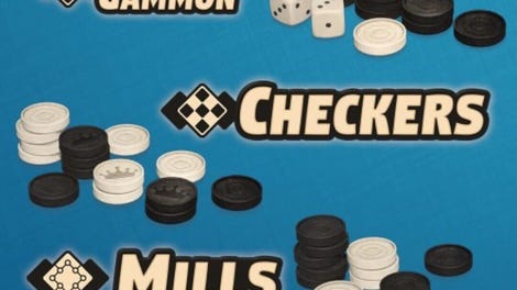 3in1 Game Collection: Backgammon + Checkers + Mills