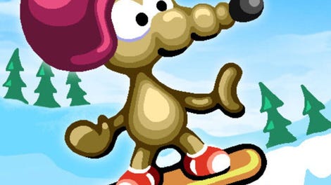 Rat on a Snowboard