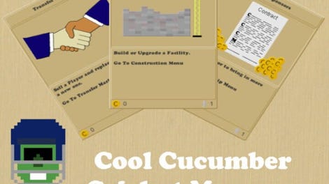 Cool Cucumber Cricket Manager