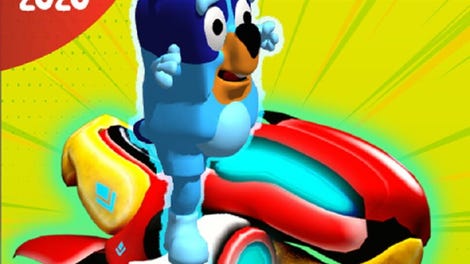 Bluey Shortcut Running Game