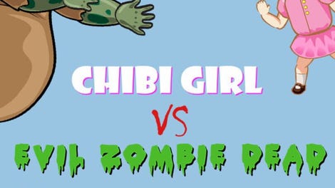 Chibi Girl vs. Evil Zombie Dead