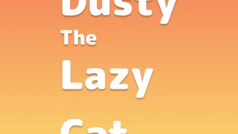 Dusty the Lazy Cat