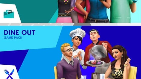 The Sims 4: Bundle - Get to Work, Dine Out, Cool Kitchen Stuff