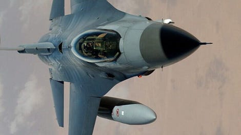 Blue sky fighter